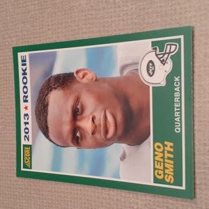 2013 Score Geno Smith Rookie Card Seattle Seahawks QB